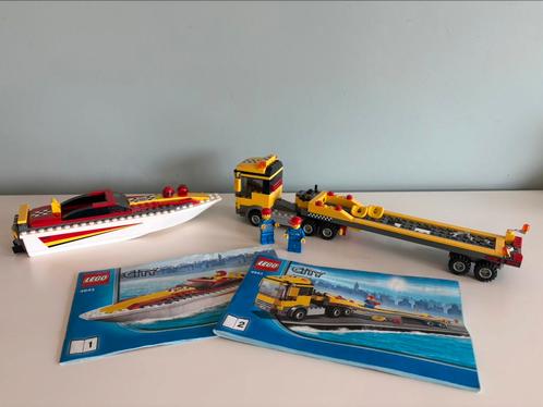 Lego City Powerboot Transporter 4643, Kinderen en Baby's, Speelgoed | Duplo en Lego, Gebruikt, Ophalen of Verzenden