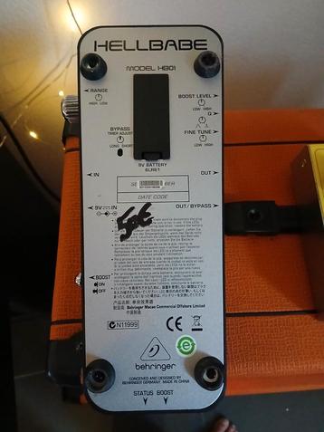 Wahwah pedal nieuwstaat incl originele verpakking tiptop io beschikbaar voor biedingen