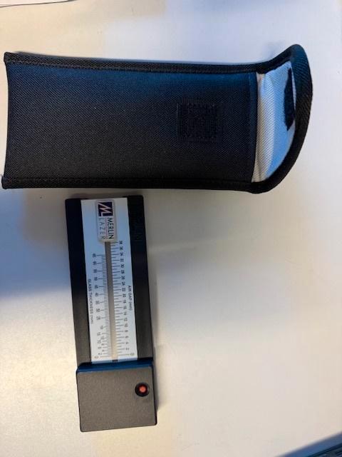 Merlin Lazer : mesurez épaisseur du verre et chambre à air, Electroménager, Électroménager & Équipement Autre, Comme neuf, Enlèvement