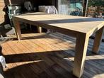 Houten eettafel, Ophalen, 200 cm of meer, 50 tot 100 cm, Zo goed als nieuw