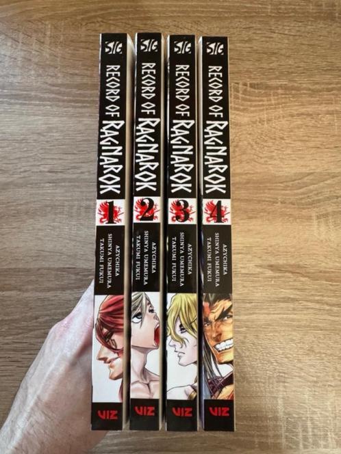 Record of Ragnarok 1-4 manga, Livres, BD | Comics, Comme neuf, Plusieurs comics, Japon (Manga), Enlèvement ou Envoi