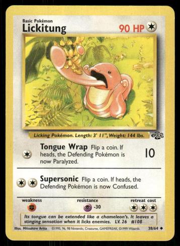 Lickitung 38/64 - Jungle beschikbaar voor biedingen