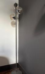 Lamp met 3 glazen bollen, Huis en Inrichting, Lampen | Hanglampen, Ophalen, Zo goed als nieuw, Glas, 75 cm of meer