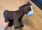 Jouet en peluche pour bébé poney brun et blanc en peluche, Enlèvement ou Envoi