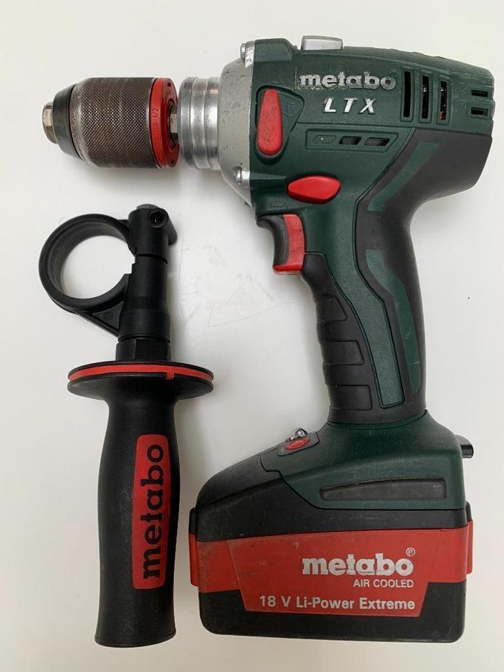 18 Volt accu boormachine Metabo LTX met Impulsfunctie, Doe-het-zelf en Bouw, Gereedschap | Boormachines, Gebruikt, Boormachine