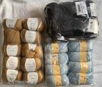 Garen: Katia concept linum, tibet/ Schachenmayr extra merino, Hobby en Vrije tijd, Breien en Haken, Ophalen, Zo goed als nieuw