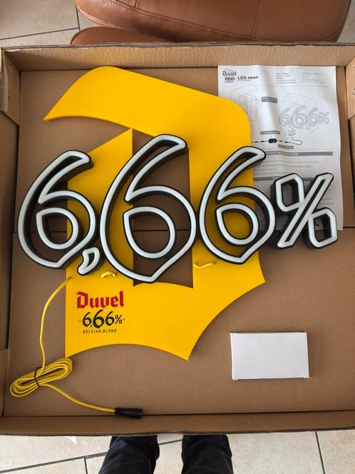 Duvel 666 lamp “horeca”, Verzamelen, Biermerken, Nieuw, Duvel, Ophalen