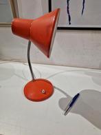 Flexibele vintage oranje bureaulamp ,  retro, Ophalen of Verzenden