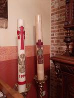 2 grote wassen kaarsen herkomst kerk, Antiquités & Art, Antiquités | Bougeoirs, Enlèvement