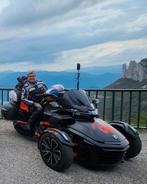 Can-am Spyder F3S carbonzwarte hoes met oranje knop, Ophalen