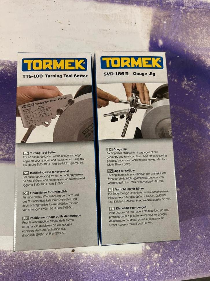 Tormek slijphulp SVD-186R en TTS-100, Doe-het-zelf en Bouw, Gereedschap | Machine-onderdelen en Toebehoren, Nieuw, Ophalen of Verzenden