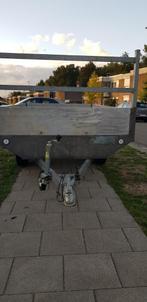 Aanhangwagen Dubbel as 750 kg ongeremd aluminiun, Ophalen, Zo goed als nieuw
