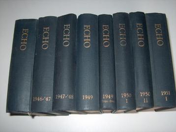 8 x Internationale Echo 1946 - 1951 - ingebonden, Boeken, Ophalen of Verzenden, Gelezen, Overige typen