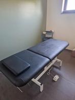 Kinesitherapie/massage tafel - zwart - tweedelig, Ophalen, Zo goed als nieuw, Massagetafel