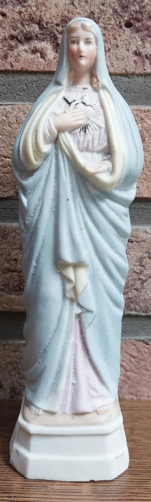Heiligenbeeld - Maria - biscuit/porselein - € 35