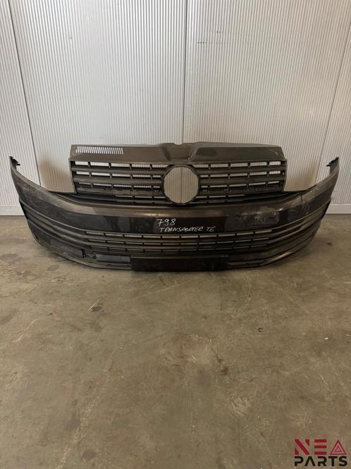 Voorbumper Volkswagen Transporter 7E0 807 221 D 9B9, Auto-onderdelen, Carrosserie, Bumper, Volkswagen, Voor, Gebruikt