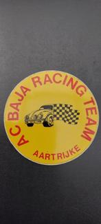 Sticker autocollant rally Ac Baja racing team Aartrijke, Gebruikt, Ophalen of Verzenden