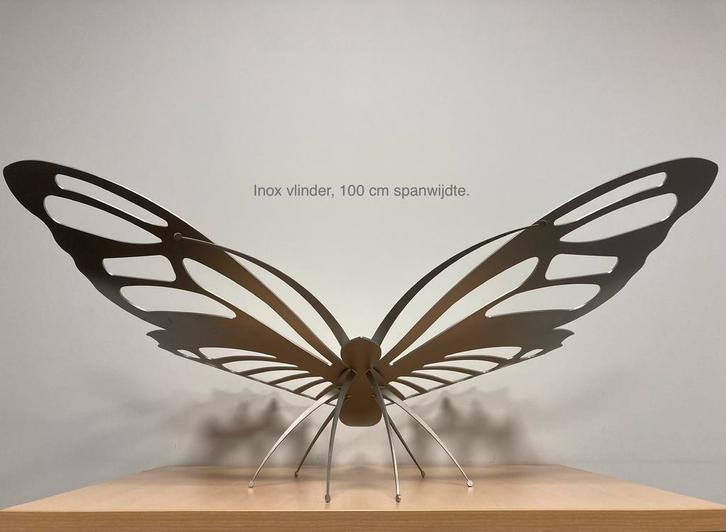 Decoratie vlinder 100 cm (spanwijdte), Huis en Inrichting, Woonaccessoires | Overige, Nieuw, Ophalen of Verzenden