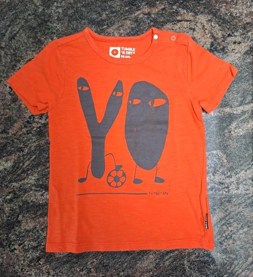 Mt 98 Oranje T-shirt Yo, Kinderen en Baby's, Kinderkleding | Maat 98, Zo goed als nieuw, Jongen, Shirt of Longsleeve, Ophalen of Verzenden