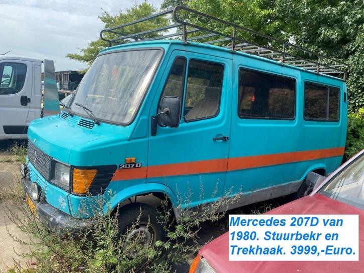 7X Oldtimers te koop, Mercedes w126, w124, BMW Citroen BX, Auto's, Bestelwagens en Lichte vracht, Bedrijf, Trekhaak, Volkswagen