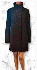 ✨️BENETTON Wollen Jas Maat 46 (M) - Met BUNDELKORTING‼️✨️, Kleding | Dames, Maat 38/40 (M), Benetton, Zwart, Ophalen of Verzenden