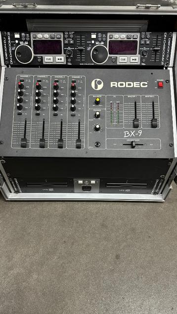 Mengpaneel RODEC BX-9 + cdspelers DENON D4500 met USB beschikbaar voor biedingen