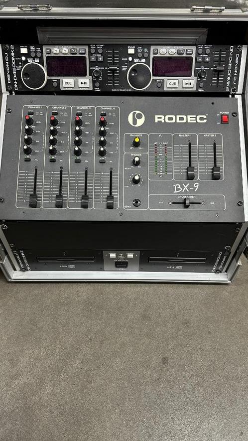 Mengpaneel RODEC BX-9 + cdspelers DENON D4500 met USB, Diensten en Vakmensen, Muzikanten, Artiesten en Dj's, DJ
