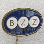 SP0557 Speldje BZZ Zoetermeer blauw-wit, Collections, Broches, Pins & Badges, Utilisé, Enlèvement ou Envoi