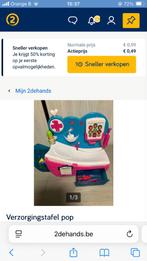 Verzorgingstafel pop met accessoires., Kinderen en Baby's, Ophalen, Gebruikt