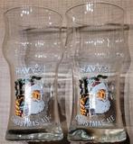 Navy's Christmas Ale: 2 bierglazen, Ophalen of Verzenden, Gebruikt, Glas of Glazen, Overige merken