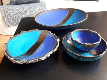 Handmade originele sierschalen uit GREECE  beschikbaar voor biedingen