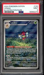 Ledian [Illustration Rare] PSA 9 - 144/142 - Stellar Crown, Hobby en Vrije tijd, Verzamelkaartspellen | Pokémon, Verzenden, Zo goed als nieuw