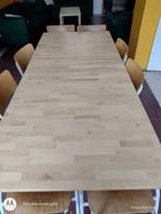 Table à manger en bois avec rallonge, Maison & Meubles, Rectangulaire, Utilisé, 200 cm ou plus, Cinq personnes ou plus