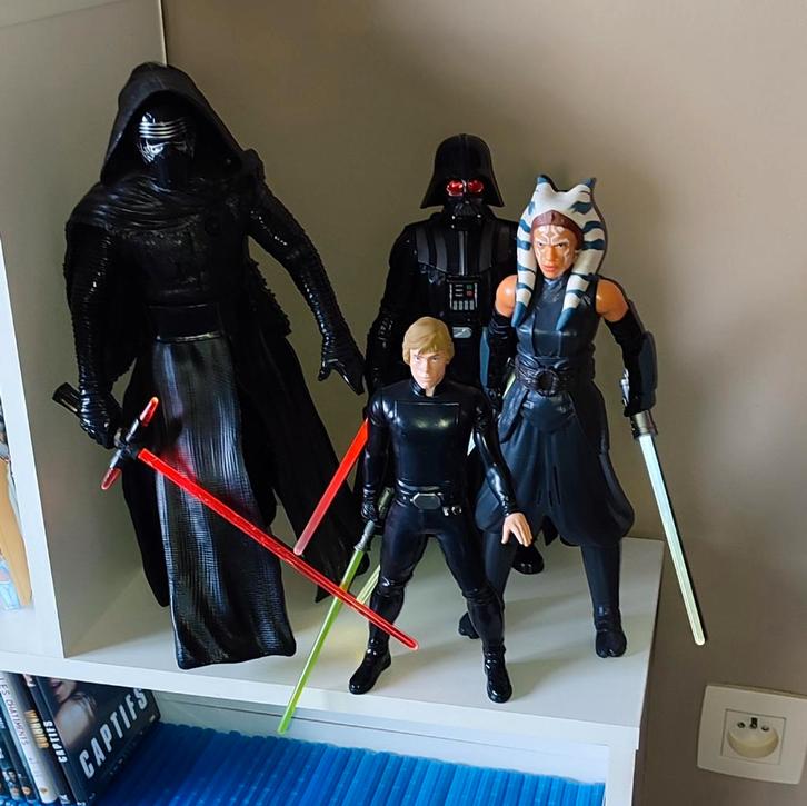 Starwars elektronische figurenset, Verzamelen, Star Wars, Zo goed als nieuw, Ophalen of Verzenden