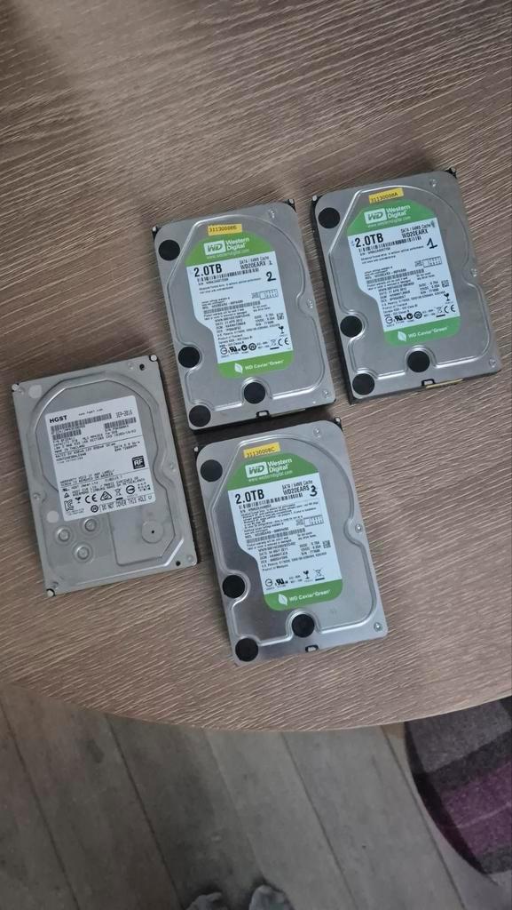 3 stuks Western Digital 2TB, Computers en Software, Harde schijven, HDD, Ophalen of Verzenden