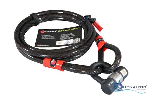 Accessoire Doublelock BEAST kabelslot 20mm 5mt, Watersport en Boten, Accessoires en Onderhoud, Nieuw, Ophalen of Verzenden