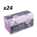 Set 24 dozen 50 roze chirurgische maskers, Ophalen of Verzenden, Nieuw