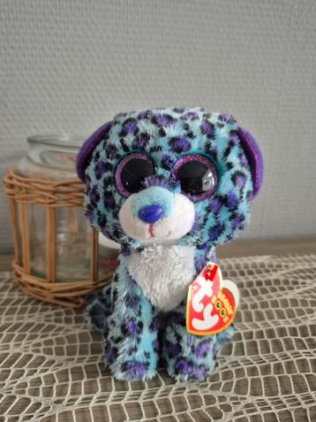 TY Luipaard knuffel met officiël kaartje nog aan 15cm beschikbaar voor biedingen