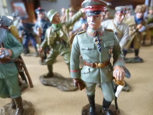 Mooi lot van 30 speelgoedsoldaatjes uit verschillende landen, Verzamelen, Militaria | Algemeen, Landmacht, Miniatuur of Beeldje