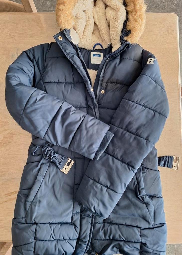 Winterjas meisjes - maat 152 - merk Okaïdi, Enfants & Bébés, Vêtements enfant | Taille 152, Comme neuf, Fille, Manteau, Enlèvement
