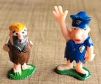 The Flintstones: 2 miniatuurfiguurtjes jaren '60, Gebruikt, Ophalen of Verzenden
