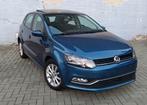 VW Polo 1.0i DSG7 12m garantie full option, Auto's, Euro 5, Stof, Zwart, Blauw