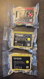 Inktpatronen Epson T0714 & T0713, Ophalen of Verzenden, Nieuw, Cartridge, EPSON
