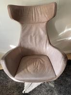 Kalf leren fauteuil, Huis en Inrichting, Fauteuils, Ophalen, Gebruikt, Leer