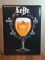 Metaal Reclamebord - Leffe -, Ophalen of Verzenden, Gebruikt, Reclamebord, Plaat of Schild, Leffe