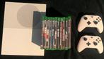 Xbox One + 11 jeux + 2 manettes - Complet et prêt à jouer, Xbox One, Comme neuf, Enlèvement, Avec jeux