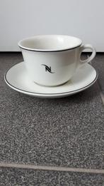 Tasse et sous tasse Nepresso, Comme neuf, Tasse(s) et/ou soucoupe(s), Enlèvement ou Envoi, Porcelaine