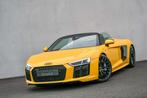 Audi R8 5.2i V10 SPYDER *CERAMIC BRAKES*SPORT EXHAUST*B&O*, Autos, Cuir, Achat, Euro 6, Noir