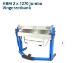 Vingerzetbank 1270 x 2 mm, Ophalen, Zo goed als nieuw