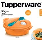 Tupperware Crystal Wave Party, Maison & Meubles, Cuisine| Tupperware, Enlèvement ou Envoi, Neuf